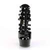 Pleaser - DELIGHT695 Talons plateforme - Noir/Rouge Product image